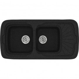 SANITEC 304 (96X51) NATURA ΕΝΘΕΤΟΣ GRANITE BLACK