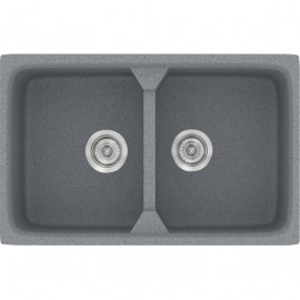 SANITEC 318 (78X51) MODERN ΕΝΘΕΤΟΣ METALLIC SILVER