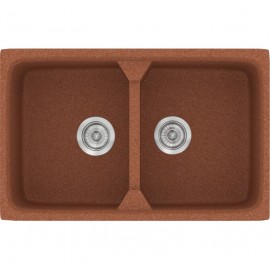 SANITEC 318 (78X51) MODERN ΕΝΘΕΤΟΣ GRANITE TERRACOTTA