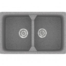 SANITEC 318 (78X51) MODERN ΕΝΘΕΤΟΣ GRANITE GREY