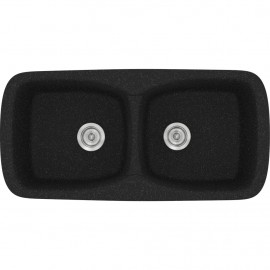 SANITEC 319 (93X51) SILK ΕΝΘΕΤΟΣ GRANITE BLACK