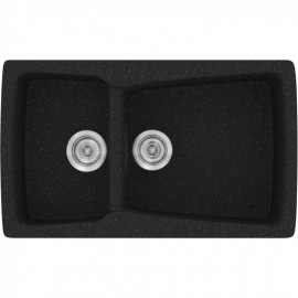 SANITEC 320 (79X50) MODERN ΕΝΘΕΤΟΣ GRANITE BLACK