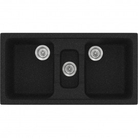 SANITEC 325 (97X51) HARMONY ΕΝΘΕΤΟΣ GRANITE BLACK