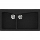 SANITEC 326 (93X51) MODERN ΕΝΘΕΤΟΣ GRANITE BLACK
