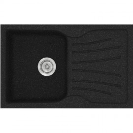 SANITEC 327 (78X50) LIBRA ΕΝΘΕΤΟΣ GRANITE BLACK