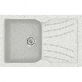 SANITEC 337 (86X50) CLASSIC ΕΝΘΕΤΟΣ GRANITE WHITE