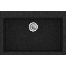 SANITEC 338 (70X50) CLASSIC ΕΝΘΕΤΟΣ GRANITE BLACK