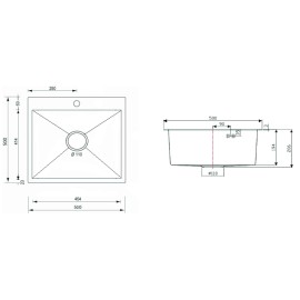 SANITEC 5050S VΙSΙΟΝ SΑΤΙΝ (50Χ50) 1V