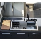 SANITEC 850 (79X50) ULTRA GRANITE ΓΡΑΝΙΤΗΣ ΕΝΘΕΤΟΣ MULTI ΜΕ ΝΤΟΥΣ ΚΑΙ ΚΑΤΑΡΑΚΤΗ SIENNA