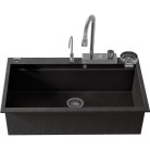 SANITEC 850 (79X50) ULTRA GRANITE ΓΡΑΝΙΤΗΣ ΕΝΘΕΤΟΣ MULTI ΜΕ ΝΤΟΥΣ ΚΑΙ ΚΑΤΑΡΑΚΤΗ GRAFITE