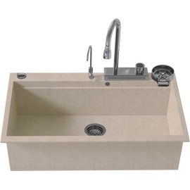 SANITEC 850 (79X50) ULTRA GRANITE ΓΡΑΝΙΤΗΣ ΕΝΘΕΤΟΣ MULTI ΜΕ ΝΤΟΥΣ ΚΑΙ ΚΑΤΑΡΑΚΤΗ SABBIA