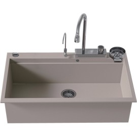 SANITEC 850 (79X50) ULTRA GRANITE ΓΡΑΝΙΤΗΣ ΕΝΘΕΤΟΣ MULTI ΜΕ ΝΤΟΥΣ ΚΑΙ ΚΑΤΑΡΑΚΤΗ SIENNA