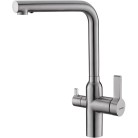 BUADES AQUA PURE INOX (BD.5195381.ΙΧ) ΓΙΑ ΦΙΛΤΡΟ ΝΕΡΟΥ 3 ΕΙΣΟΔΩΝ
