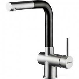 PYRAMIS CAPRICCIO INOX-ΜΑΥΡΟ ΜΕ ΝΤΟΥΣ (090917601)