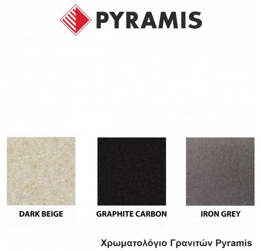 PYRAMIS PYRAGRANITE KARTESIO (116X50) 2B 1D 070055511 IRON GREY 