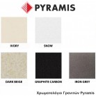 PYRAMIS PYRAGRANITE ISTROS (61X50) 1B 070045011 CARBON 