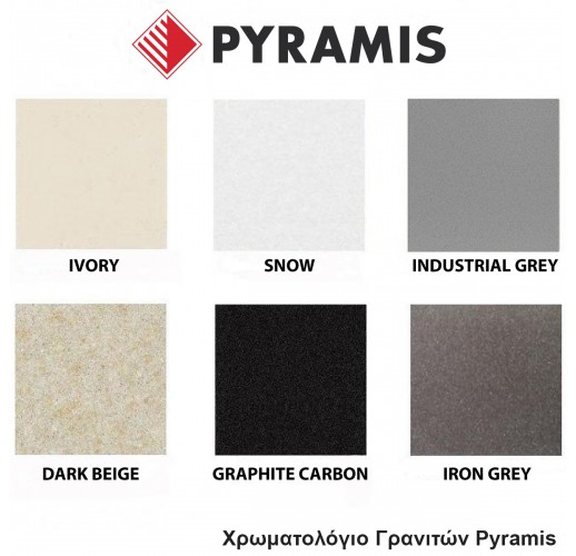 PYRAMIS PYRAGRANITE ALAZIA (79X50) 1B 1D 079810511 SNOW