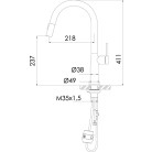BUADES KALE INOX (BD.5195431.IX) ΜΕ ΝΤΟΥΣ