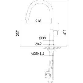 BUADES KALE BLACK SPACE (BD.5195431.BS) ΜΕ ΝΤΟΥΣ