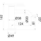 BUADES VETTA NOX BRUSHED GOLD (BD.4911011.ΟC) ΝΙΠΤΗΡΑ