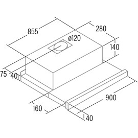 CATA EXTENDER 900 90cm
