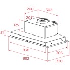 TEKA INTEGRA EASY GFI 93030 KOS IX 90cm