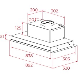 TEKA INTEGRA EASY GFI 93030 KOS IX 90cm