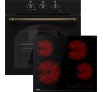 TEKA HRB 6100 + TZ 64120 ANTHRACITE BRASS