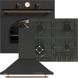 THERMOGATZ TGS 5580 XL + TGS 9511 + TGS 950 BL RUSTIC ANTHRACITE GPL 80 lt