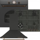 THERMOGATZ TGS 5580 XL + TGS 9511 + TGS 950 BL RUSTIC ANTHRACITE GPL 80 lt