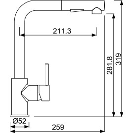 BUADES KONIS CHROME (BD.5197011.CH) ΜΕ ΝΤΟΥΣ
