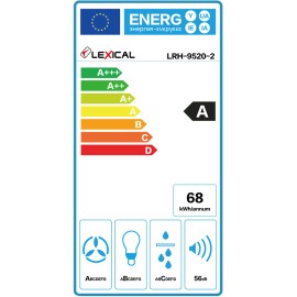 LEXICAL LRH-9520-2 BLACK GLASS