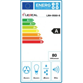LEXICAL LRH-9560-8 INOX 90cm