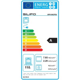 SILIFO SF6198CFGI ΦΟΥΡΝΟΣ ΑΕΡΙΟΥ ΜΕ ΑΕΡΑ 90cm