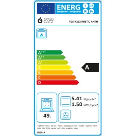 THERMOGATZ TGS 4222 RUSTIC ANTH MULTIGAS ΦΟΥΡΝΟΣ ΑΕΡΙΟΥ ΜΕ ΑΕΡΑ