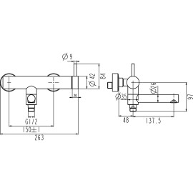 BUADES VETTA CHROME (BD.4932F13.CH) ΛΟΥΤΡΟΥ