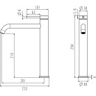 BUADES VETTA CHROME (BD.4911F31.CH) ΝΙΠΤΗΡΑ ΨΗΛΗ